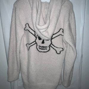 Cozy Cream Skull Sweater